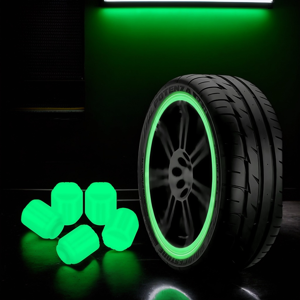 Luminous Tire Valve Caps: Deco - огляд і ціна Scooter Tire