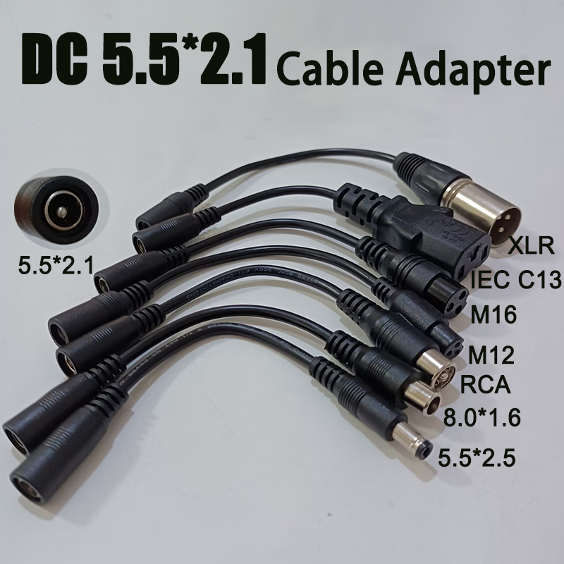 DC 5.5X2.1 To M12 M16 3Pin XLR - огляд і ціна Electric Scooter Charger