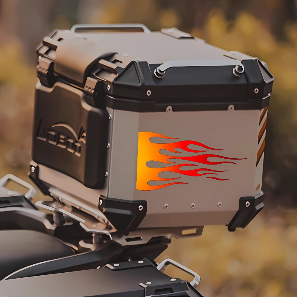 Flame Motorcycle Stickers Wate - огляд і ціна Scooter Helmet Set