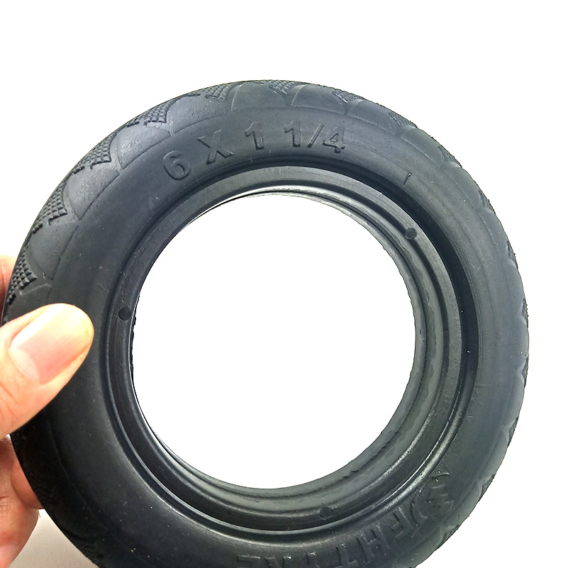 Hot selling 6X1 1/4 solid tire - огляд і ціна Folding Electric Scooter