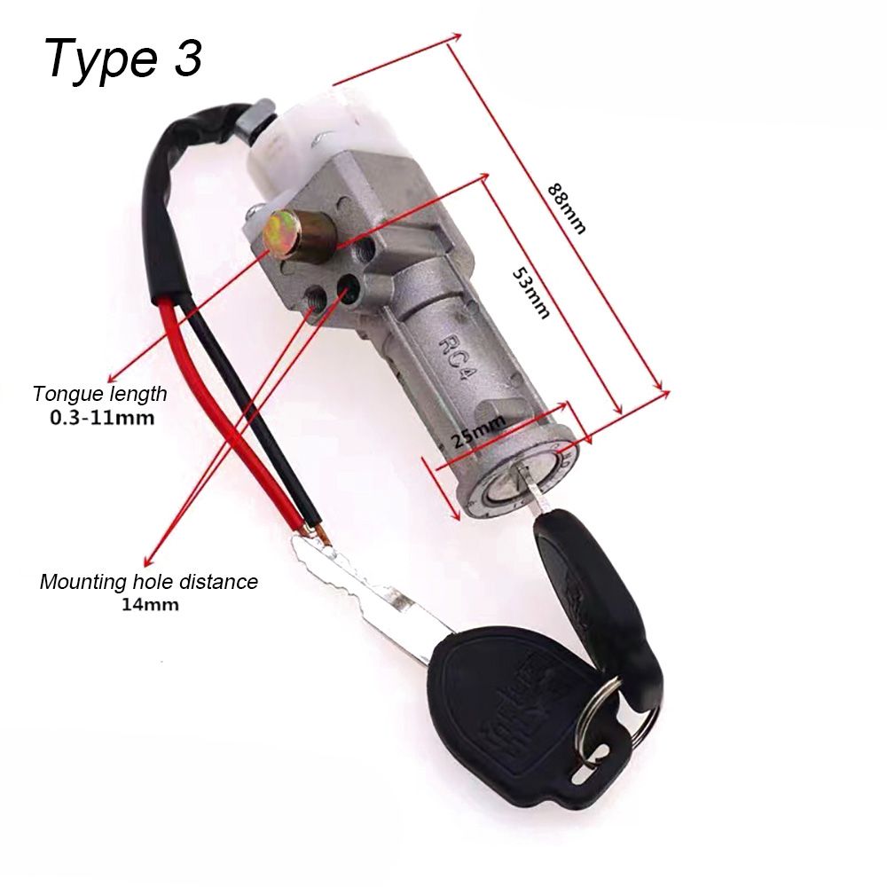 E-Bike Battery Lock With 2 Key - огляд і ціна Electric Scooter Charger