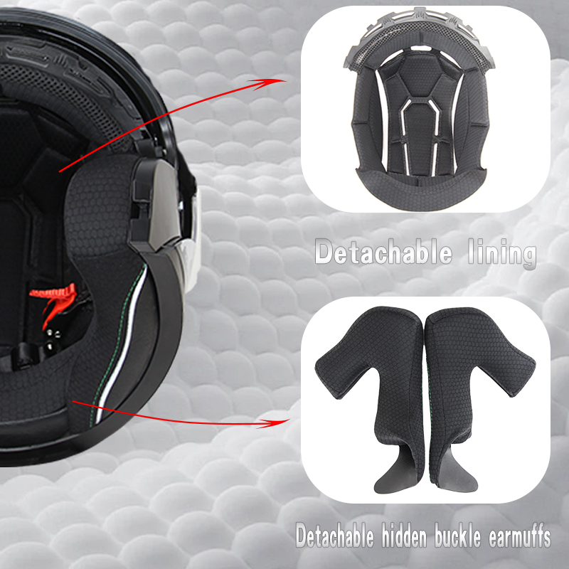 715 Motorcycle Open Face Helme - огляд і ціна Scooter Helmet Set