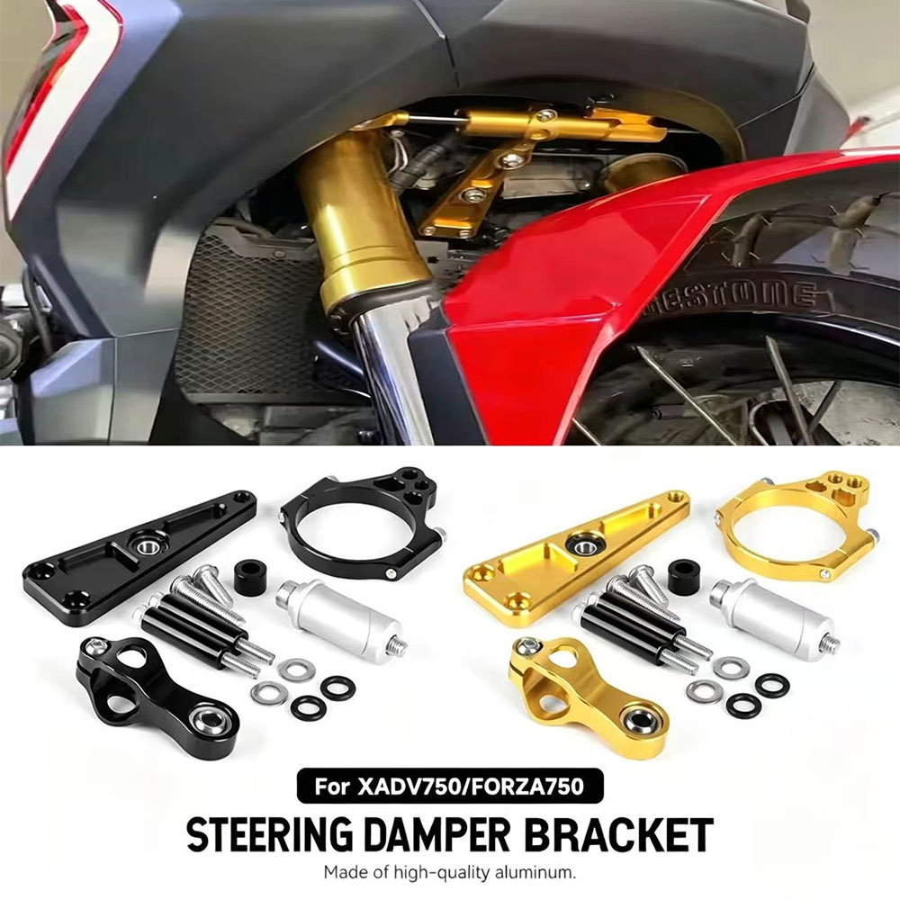Motorcycle For Honda XADV 750  - огляд і ціна Steering Damper Stabilizer Kit Cnc
