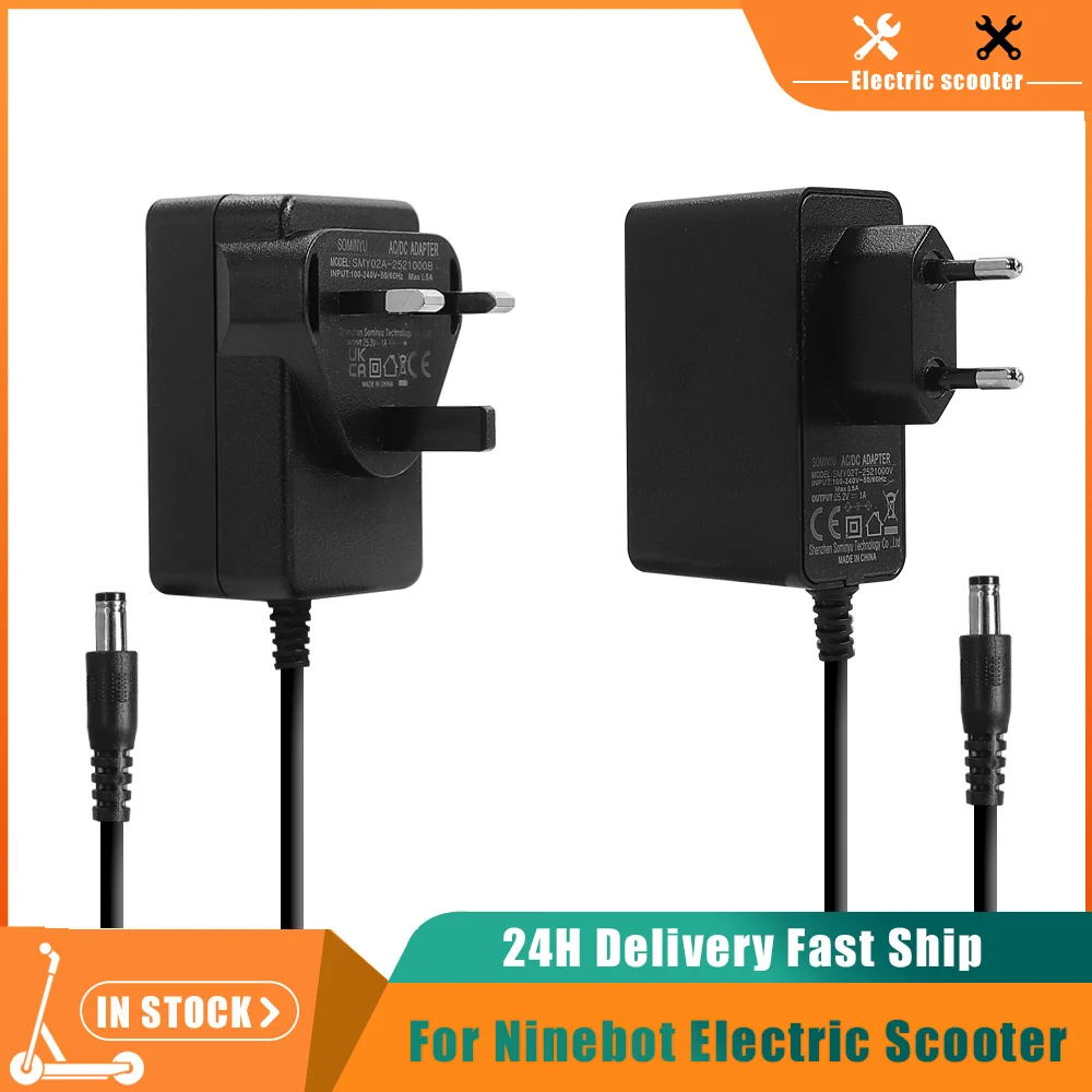 25.2V 1A Charger for Ninebot b - огляд і ціна Electric Scooter Charger