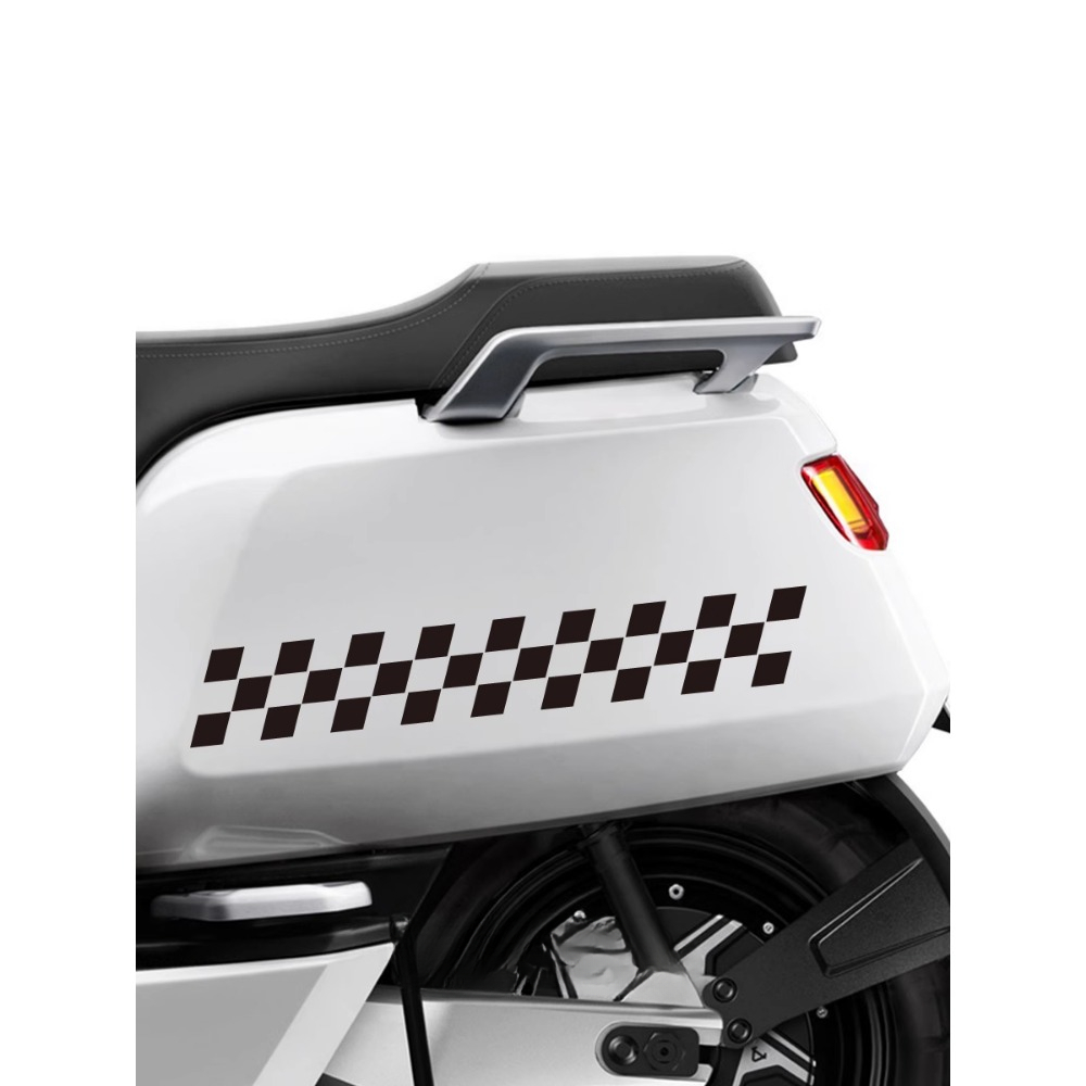 2pcs Checkered Flag Motorcycle - огляд і ціна Scooter Helmet Set