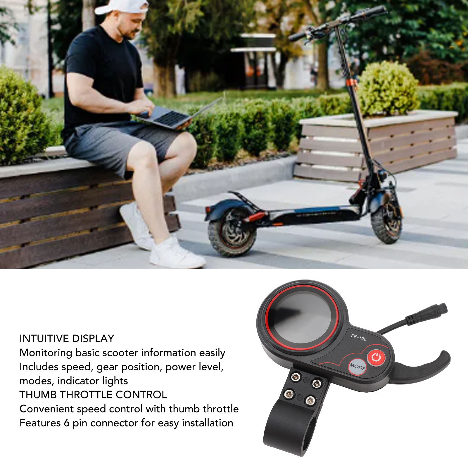 48V TF 100 Electric Scooter LC - огляд і ціна Electric Scooter